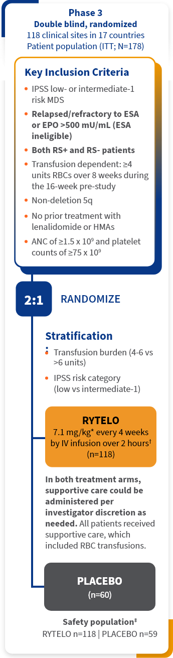Graphic of the IMerge phase 3 clinical trial design.