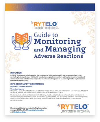 Thumbnail image of the Adverse Reactions Management Guide.